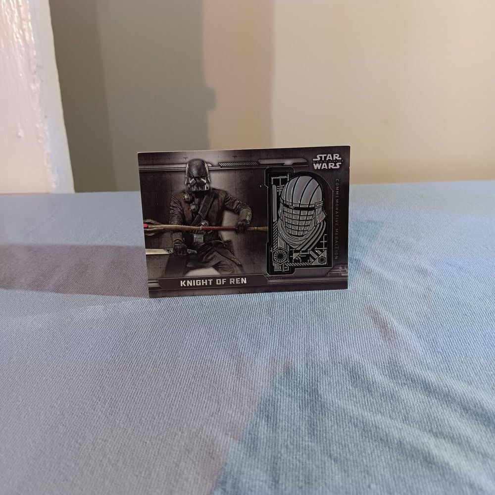 2019 Topps Star Wars Rise Skywalker Knight Of Ren Commemorative Medallion MC-KJ